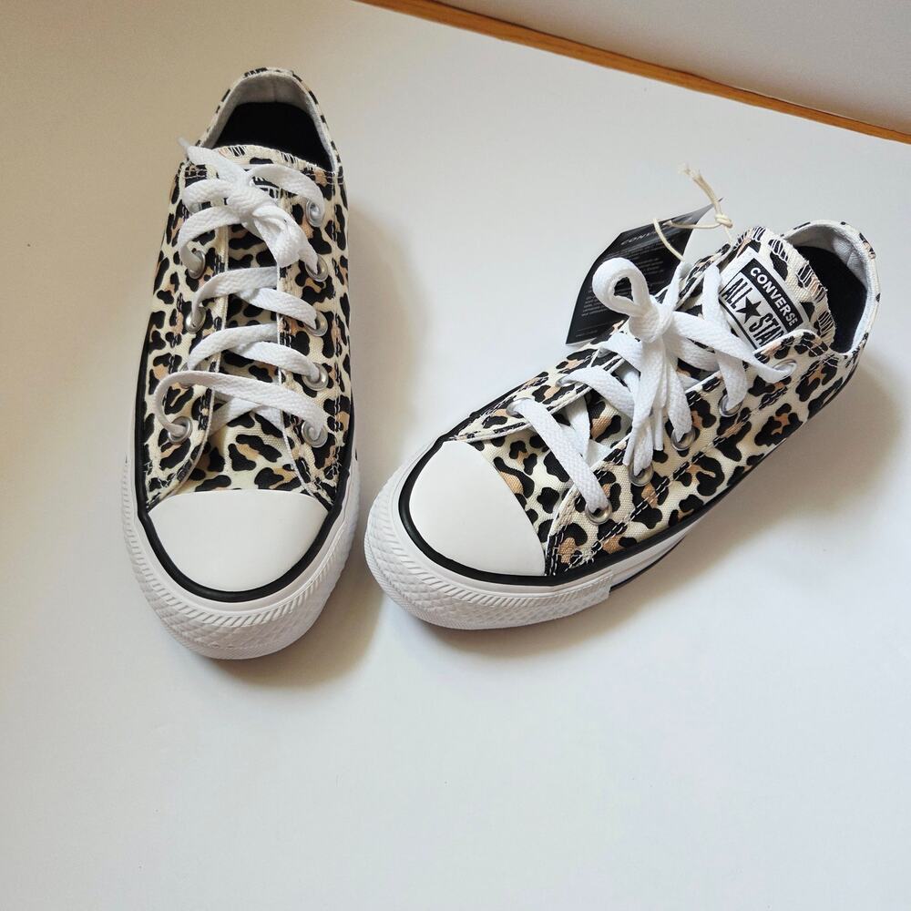 Converse Leopard Sneakers Size 6 - Picture 7 of 11
